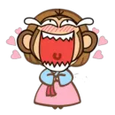 Стикер monkey