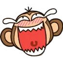 Стикер monkey