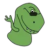 Стикер tirexdino1