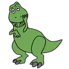 Стикер tirexdino1