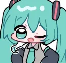 Стикер Hatsune Miku