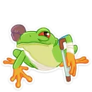 Стикер Квакша