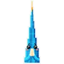 Стикер Трое в Дубае