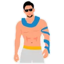 Стикер Трое в Дубае