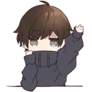 Стикер 2pac anime