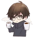 Стикер 2pac anime