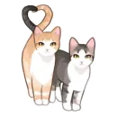 Стикер GENTLECAT and titsay
