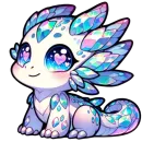 Стикер Дракоша Твинкл