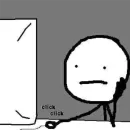 Стикер У монитора