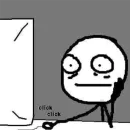 Стикер У монитора