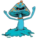 Стикер Укуренность в мультфильмах