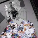 Стикер Котик плачет