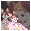 Стикер Vanilla Corgi