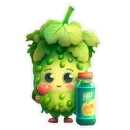 Стикер Овощной микс