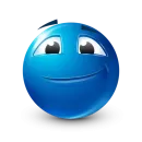 Стикер Blue faces