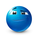 Стикер Blue faces