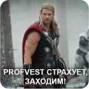 Стикер Prof