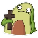 Стикер Авокадик