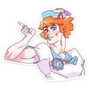 Стикер Айко-тян