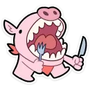 Стикер Бекончик