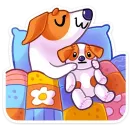 Стикер Пёсик Берт