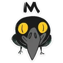 Стикер Ворон Морон