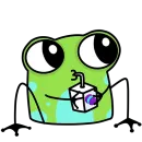 Стикер Насекомые и их знакомые Без текста