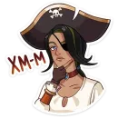 Стикер Капитан Роуз