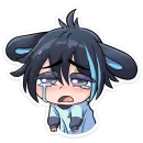 Стикер Тёмный Эдди