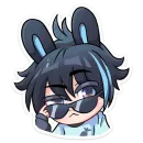 Стикер Тёмный Эдди