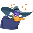 Стикер Черный Плащ Без Текста