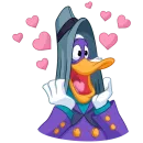 Стикер Черный Плащ Без Текста