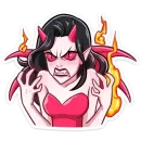 Стикер Дьяволица