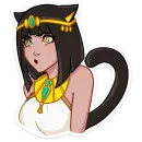 Стикер Богиня Баст