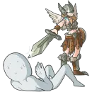 Стикер Хильда Без Текста