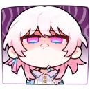 Стикер Март 7 и ее друзья Без Текста