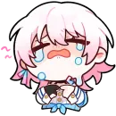 Стикер Март 7 и ее друзья Без Текста