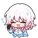 Стикер Март 7 и ее друзья Без Текста