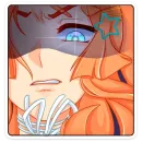 Стикер Мей на каникулах