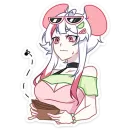 Стикер Мауси и Рен на каникулах