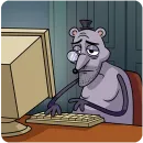 Стикер Мистер Крыс Без Текста