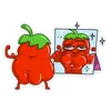 Стикер Перец
