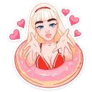 Стикер Отдыхаем с Каталиной