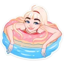 Стикер Отдыхаем с Каталиной