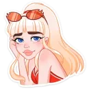 Стикер Отдыхаем с Каталиной