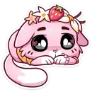 Стикер Клубничная Ванилька