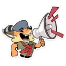 Стикер Лето с Роном и Рэем