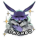 Стикер Зайчик Tiny Bunny