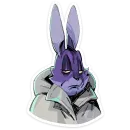 Стикер Зайчик Tiny Bunny