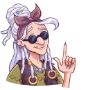 Стикер Яга Константиновна без текста